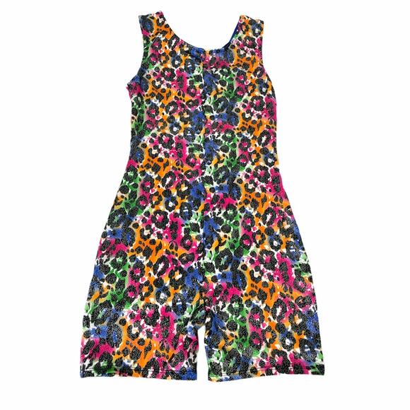 Just Imagine Animal Print Leotard Multi Color Size Large (12/14) - Picture 2 of 8